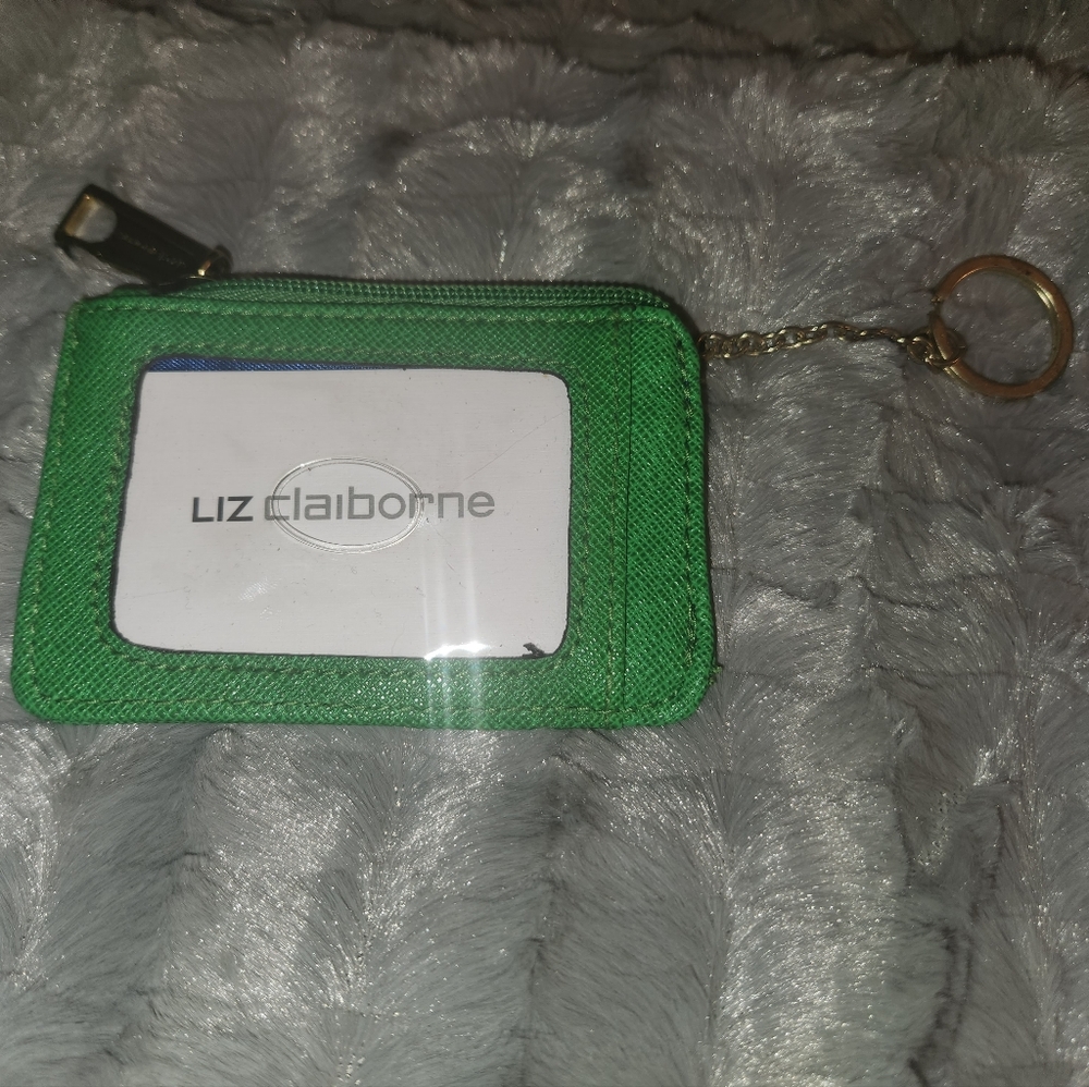 Liz Claiborne Green Card Wallet